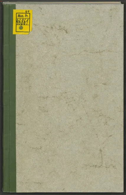 First page of Mirjam's Siegesgesang