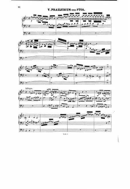 First page of Prelude in G minor