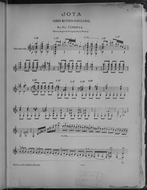First page of Gran Jota