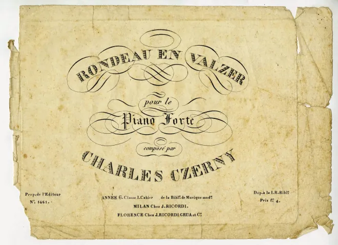 First page of Rondeau en valzer
