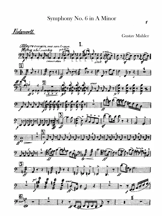 First page of Symphony No.6
