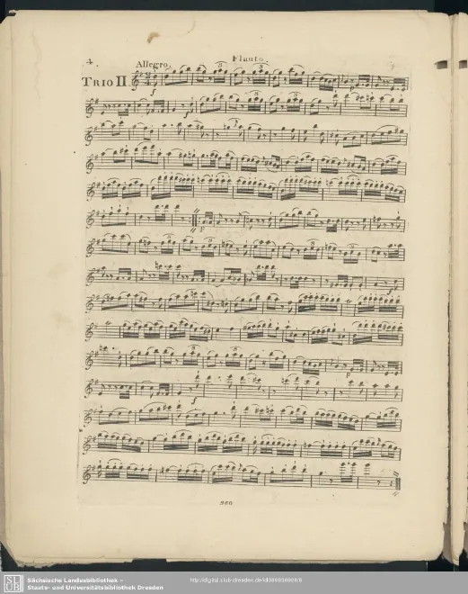 First page of Baryton Trio in G major