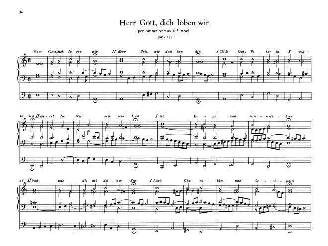 First page of Chorale Preludes