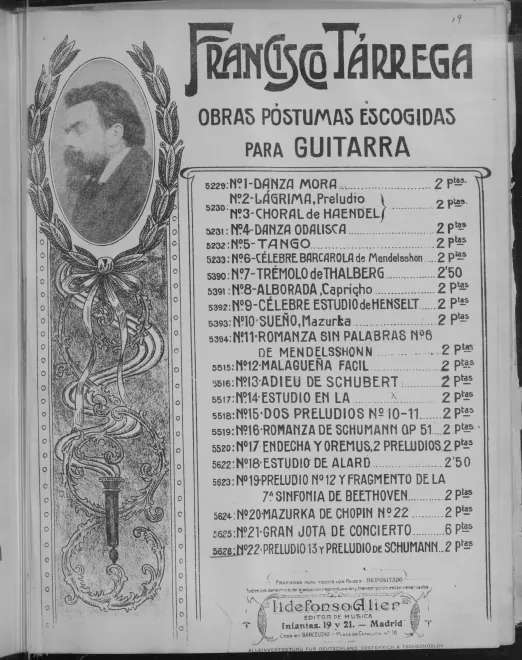 First page of Preludio No.13