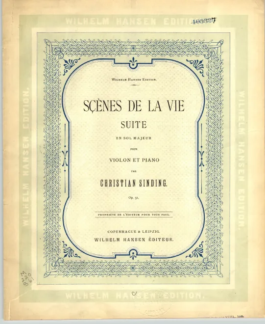 First page of Scènes de la vie