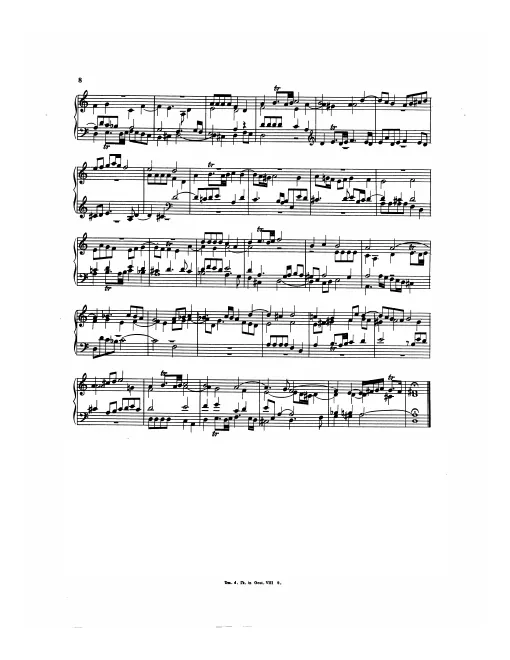 First page of Magnificat Fugue
