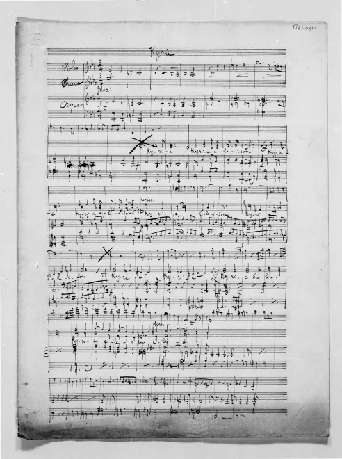 First page of Messe des pêcheurs de Villerville