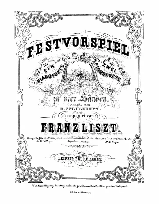 First page of Festvorspiel