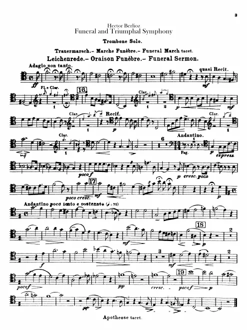 Solo Trombone