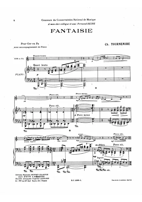 First page of Fantaisie