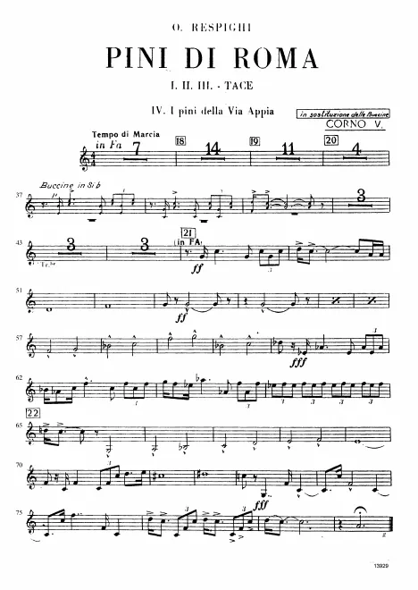 Horn 5 (F) (alternate for Buccine)