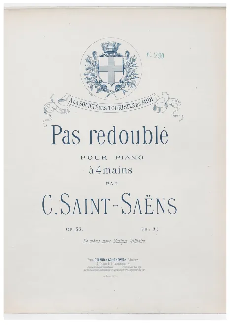 First page of Pas redoublé