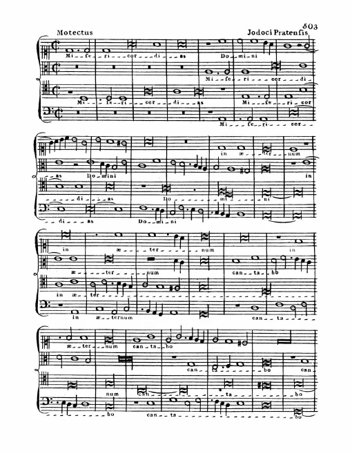 First page of Misericordias Domini