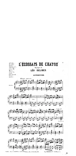 First page of L’écossais de Chatou