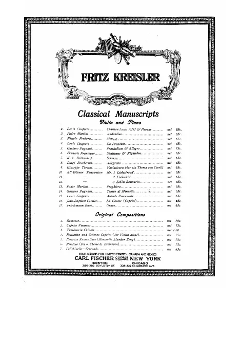 First page of Grave in the Style of W.F. Bach