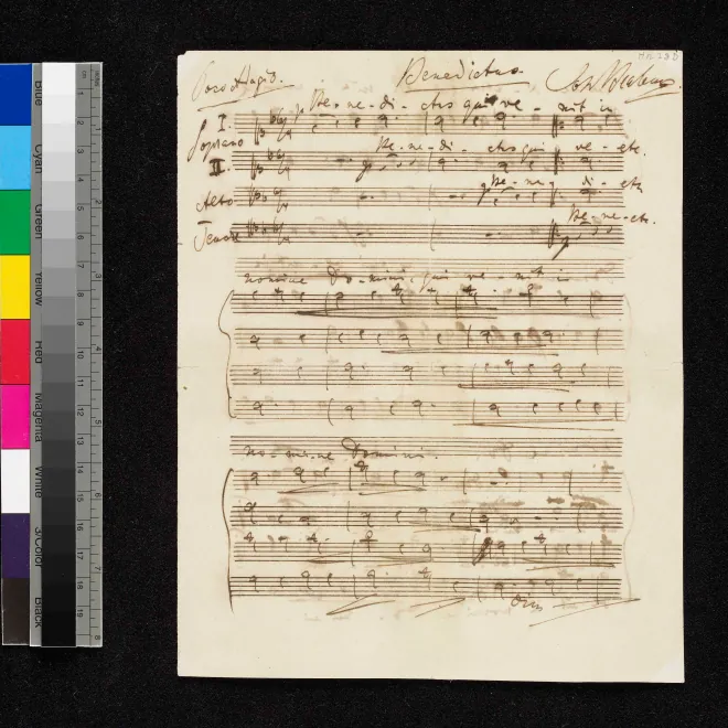 First page of Missa canonica
