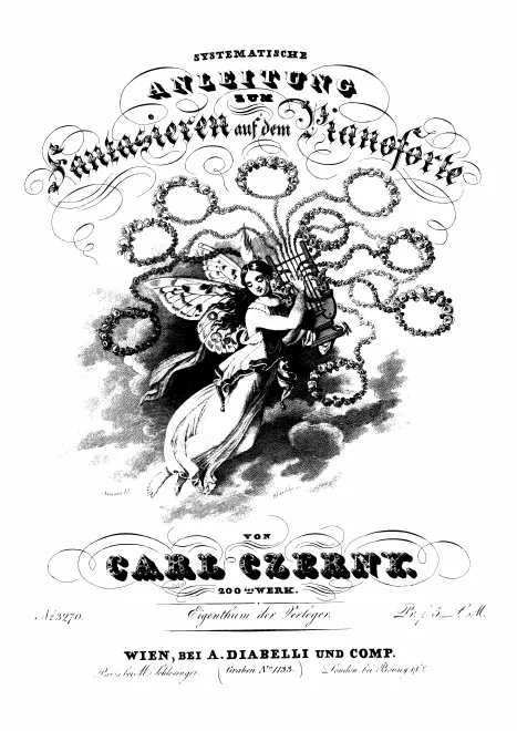 First page of Systematische Anleitung zum Fantasieren auf dem Pianoforte, Op.200
