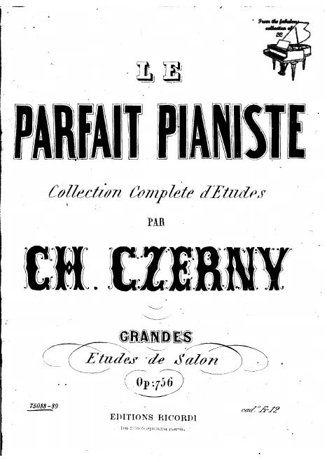 First page of Grandes Etudes de salon