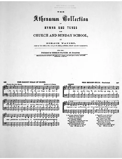 First page of The Bright Hills of Glory