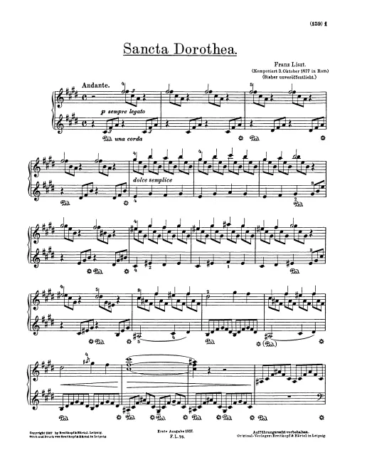 First page of Sancta Dorothea