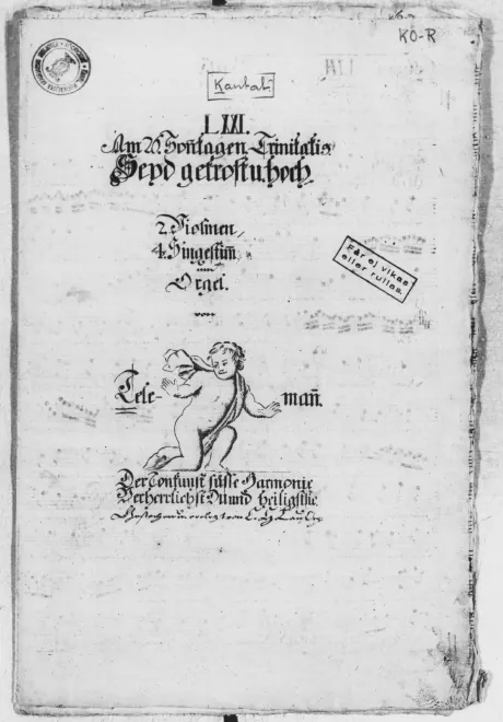 First page of Seid getrost und hoch erfreut