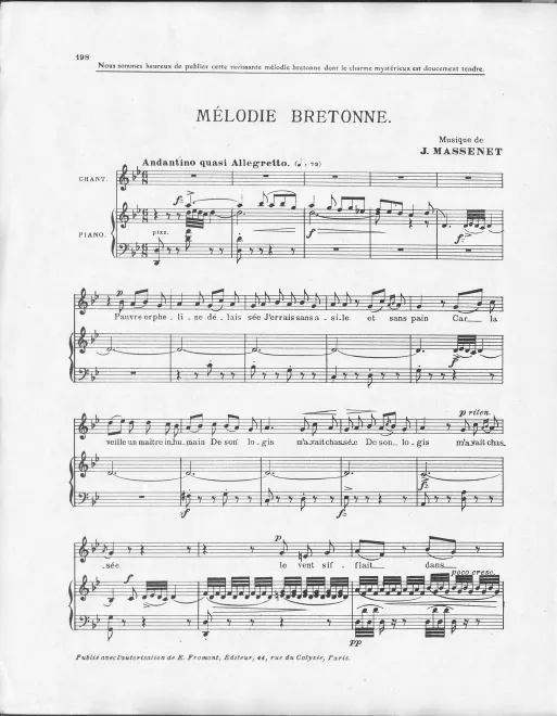 First page of La grand'tante