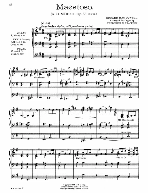 First page of Sea Pieces