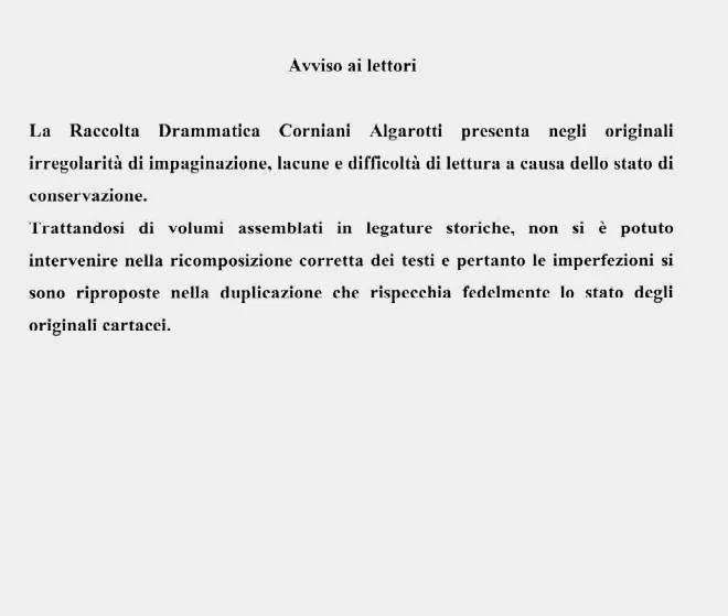 First page of Il giorno felice