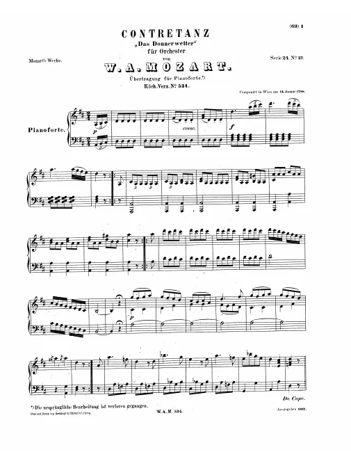 First page of Country Dance