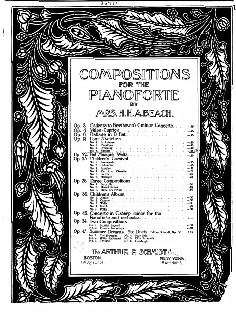 First page of Four Sketches