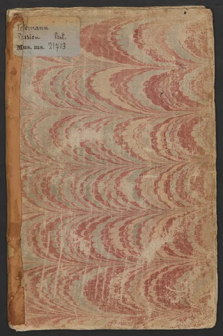 First page of Matthäus-Passion 1758, TWV 5:43