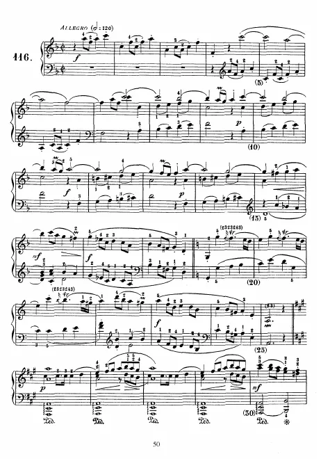 First page of Keyboard Sonata in F major