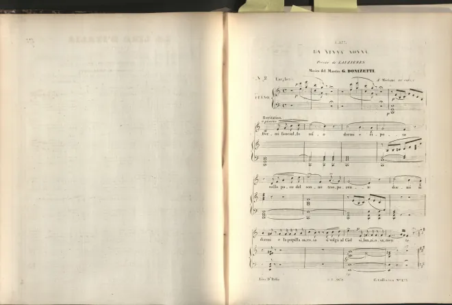 First page of La Ninna Nonna