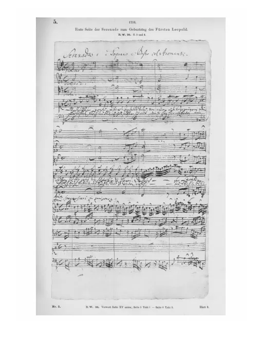 First page of Der Himmel dacht auf Anhalts Ruhm und Glück
