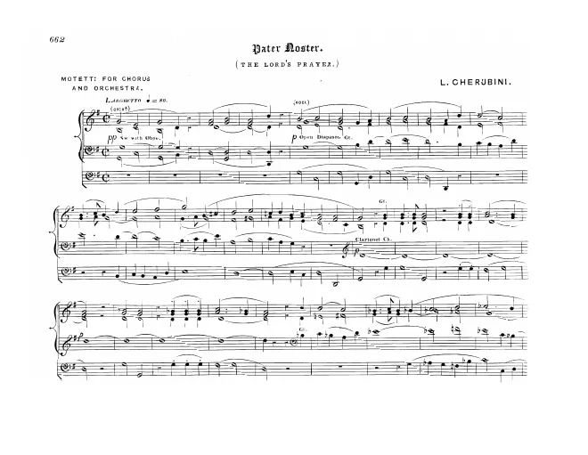 First page of Pater noster