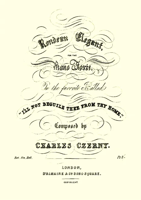 First page of 2 Rondeaux élégants