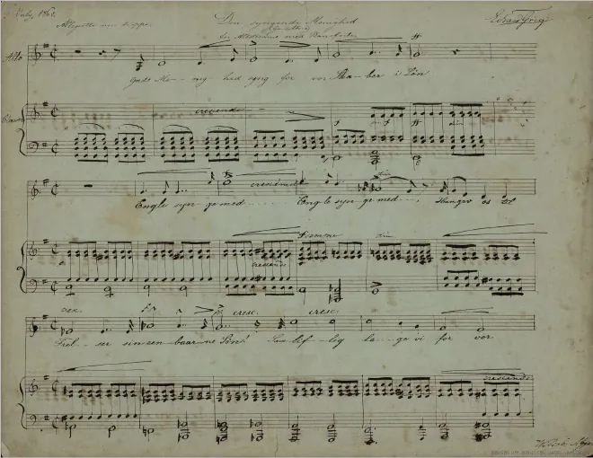 First page of The singing Congregation