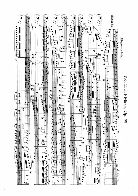 First page of String Quartet No.11