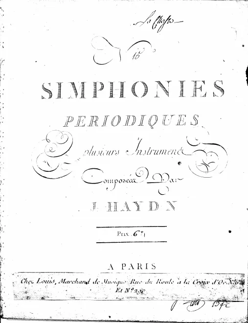 First page of Symphony No.73 in D major