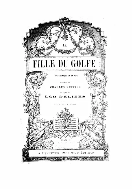 First page of La fille du golfe