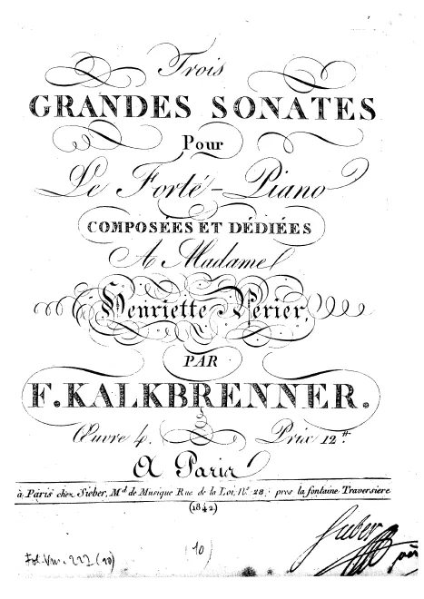 First page of 3 Piano Sonatas