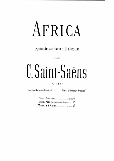 First page of Africa