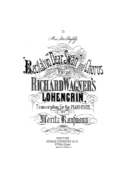 First page of Lohengrin