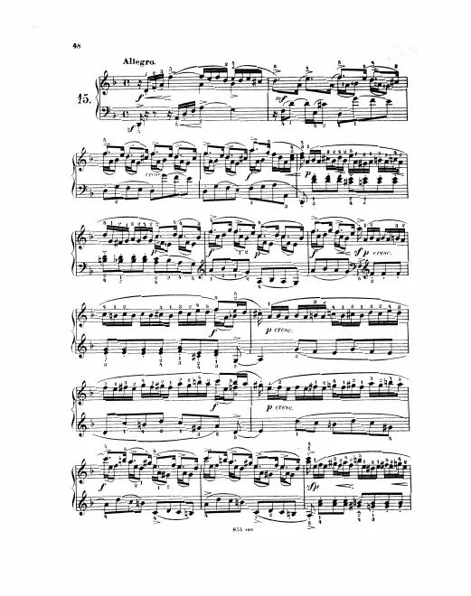 First page of Keyboard Sonata in D minor