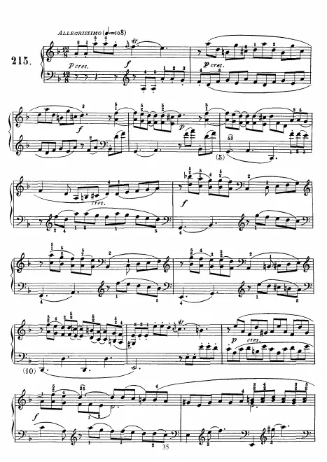 First page of Keyboard Sonata in D minor