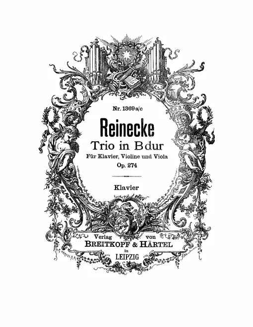 First page of Trio for Piano, Clarinet, and Horn, Op.274