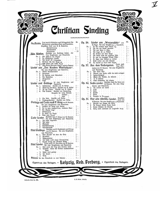 First page of Alte Weisen