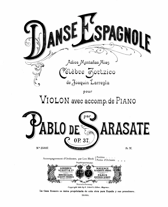 First page of Danse Espagnole