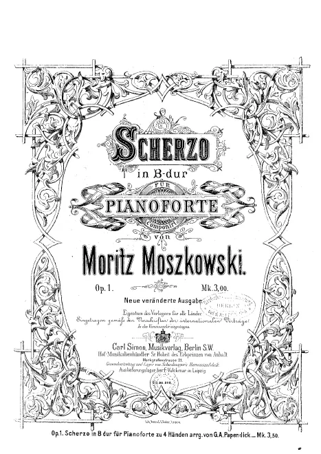 First page of Scherzo