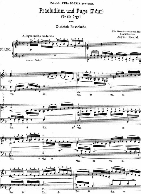 First page of Prelude in F major